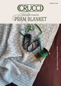 Home: Crucci Knitting Pattern 2601 Pram Blanket