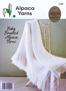 Alpaca Yarns Indiecita 14 Ply 1130 Baby Brushed Alpaca Throw