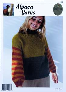 Alpaca Yarns Indiecita 14 Ply 1138 Strip Sweater