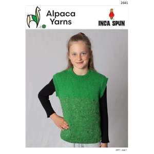 Alpaca Yarns Inca Spun Worsted 2641 Worsted Crew Neck Vest