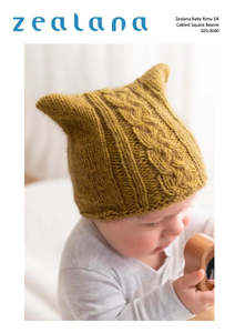 Rimu DK The Cabled Square Beanie 020.0040 Pattern