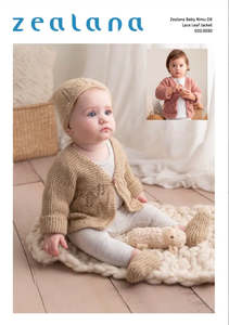 Zealana Patterns: Rimu DK The Lace Leaf Jacket 020.0030 Pattern