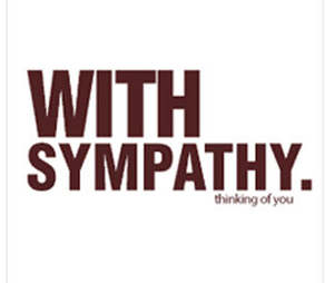 All Add On Gifts: "WITH SYMPATHY" Gift Card