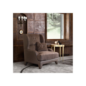 BRERO large leather armchair