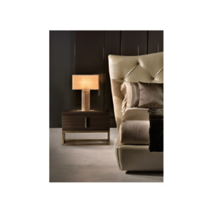 MILANO bedside table with marble top