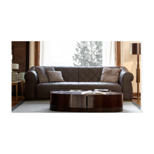 Products: MARK large leather sofa
