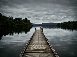 Products: Lake Mapourika - Romer Gallery