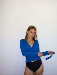 Loungewear Collection: BelÃ©m Wrap - Cobalt