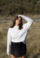 Loungewear Collection: Yonda Merino Crew - Coconut