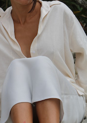 Loungewear Collection: Lotus Shirt - Stone
