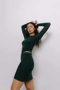 Loungewear Collection: Maggie Mini - Moss