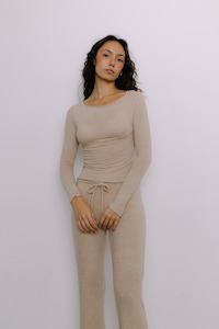 Loungewear Collection: SAMPLE Hera Slacks - Oat