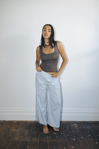 Sample Sale: Lilah Sleeveless Top - Stone SAMPLE