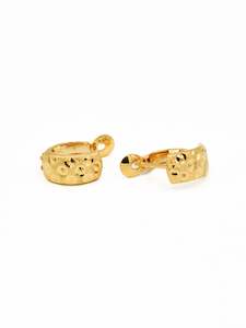 Spring Bali Earrings: 22ct Gold Spring Bali