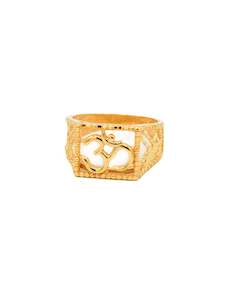 22ct Gold Om Baby Ring