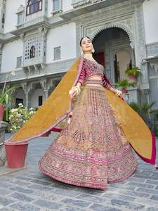 Isha Unstitched Lehenga Choli