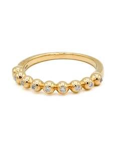 18ct Gold 0.05ct Diamond Ladies Ring