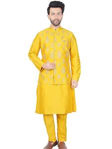 Mens Kurta Set With Jacket