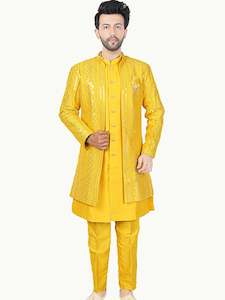 Mens Kurta Set With Jacket