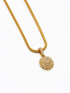 Pendants: 22ct Gold CZ Pendant