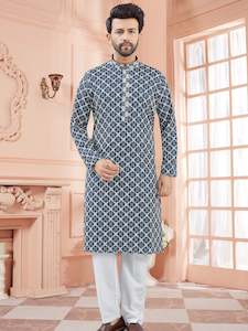 Mens Tiki Resham Kurta Set
