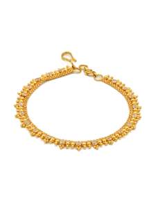 Bracelets: 22ct Gold CZ Ladies Bracelet