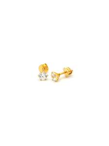 22ct Gold CZ Stud Earrings