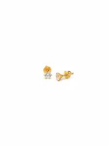 22ct Gold CZ Stud Earrings