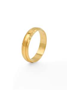 Jewellery: 22ct Gold Band Ring
