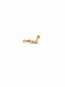 22ct Gold CZ Nose Pin