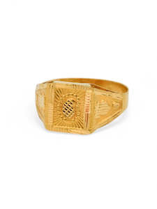 22ct Gold Mens Ring
