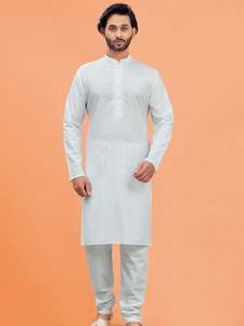 Mens: Mens Plain Kurta Set