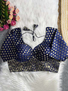 Saree Blouses: Silk Zari Work Blouse