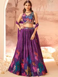 Party Wear Lehengas: Sheenal Lehenga Choli