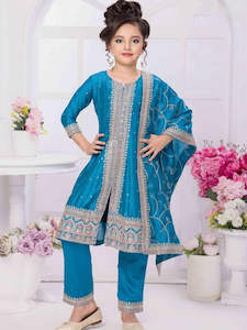 Girls Churidar Suit: Rihani Kamiz & Pant