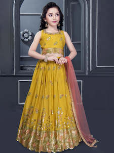 Girls Lahenga Choli Suit: Helly Lehenga Choli Suit