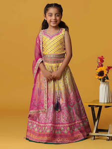 Girls Lahenga Choli Suit: Pihu Lehenga Choli Suit