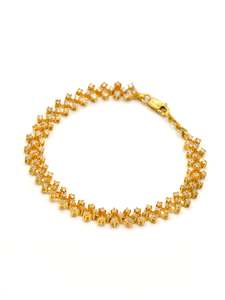 22ct Gold CZ Ladies Bracelet