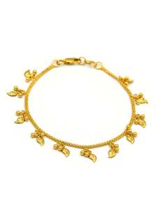 22ct Gold Charms Ladies Bracelet