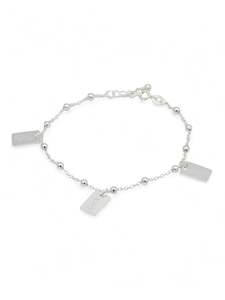 Sterling Silver Charms Ladies Bracelet