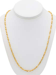 22ct Gold Hollow Chain