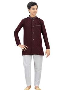 Boys Kurta Payjama: Boys Silk Kurta Set