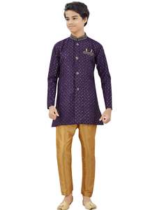 Boys Silk Kurta Set