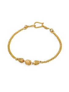 22ct Gold Bracelets Baby: 22ct Gold Ball Baby Bracelet