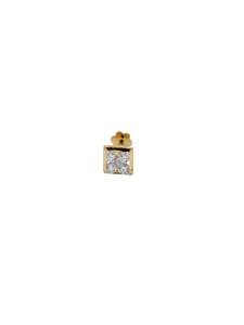 Diamond: 18ct Gold 0.12ct Diamond Nose Pin