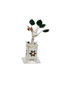 Pooja Gift Items: Silver Tulsi