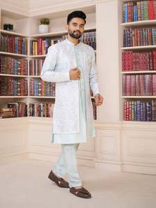 Men: Mens Kurta Set With Jacket