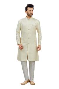 Kurta Payjama: Men's Brocade Stone Work Kurta Set