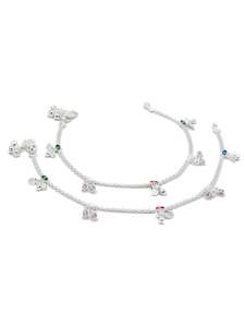 Sterling Silver Ladies Anklets
