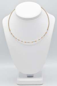 Chain: 18ct Rose Gold Two Tone Fancy Chain